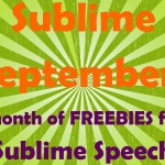 Sublime September: A month of FREEBIES!