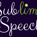 Happy 1st Blogiversary Sublime Speech!