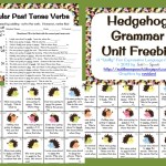 Freebie: Hedgehog Grammar Unit