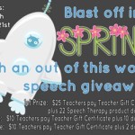 Blast off into SPRING Giveaway!